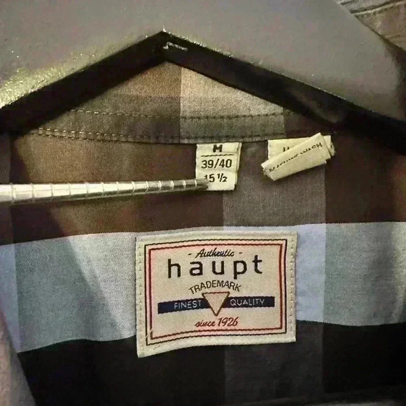 Haupt Plaid Button Down - Medium - Picture 4 of 4